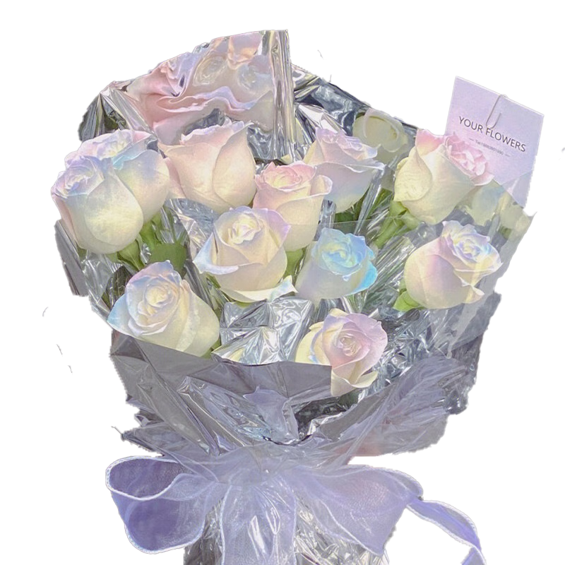 花旺鲜花速递花礼11支红玫瑰表白花束送女友生日礼物女同城配送当日达 【奇妙人鱼姬】11朵人鱼姬玫瑰|JD007