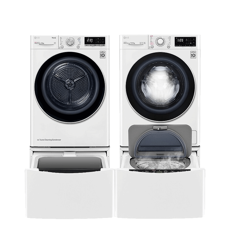 LG洗烘套装FY13WYW+RH10V9AV：高品质大容量家电