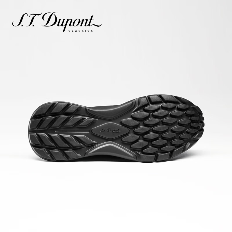 S.T.Dupont男鞋春秋款运动休闲运动商务透气跑步E33111004 黑色 单层 41 欧码