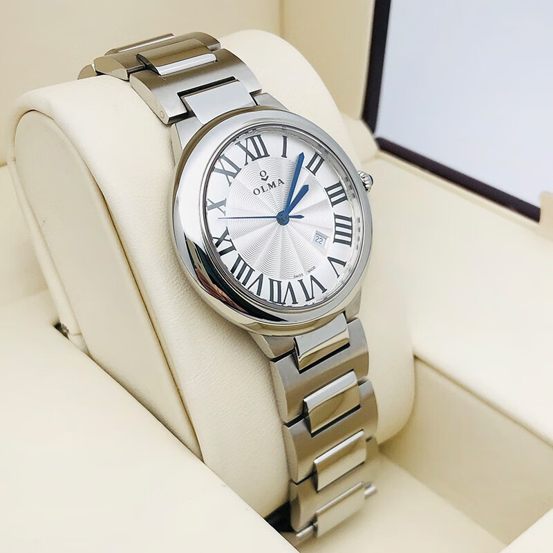 未使用olma奥尔马lady系列女表 石英机芯日期显示 36mm