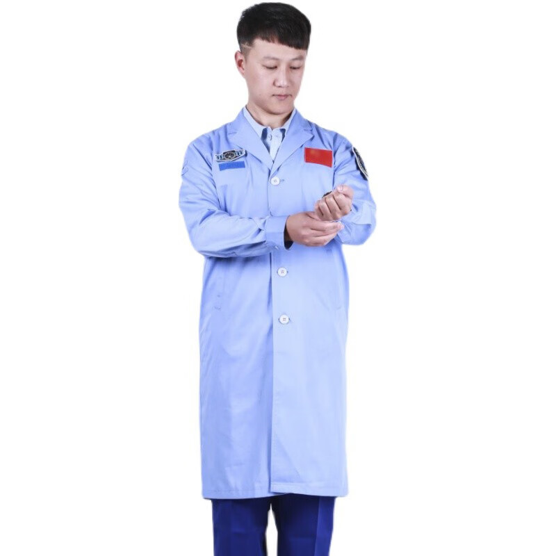 氧家中国航天科技工作服大褂科研人员实验室外套航空办公工服 航天
