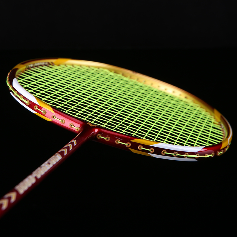 尤迪曼(yodiman)羽毛球拍4u全碳素p9900进攻型单拍已穿线缠好手胶 缠