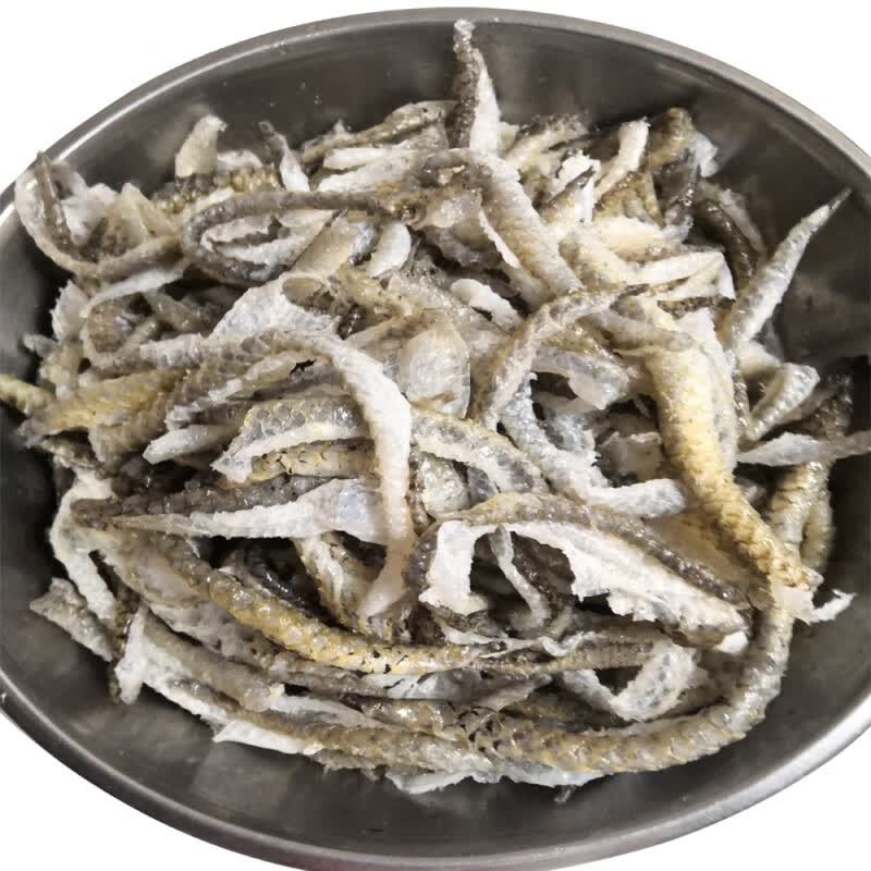 南美豹正宗广东顺德鲮鱼皮原味鱼皮凉拌鱼皮半成品土鲮鱼皮商用爽脆