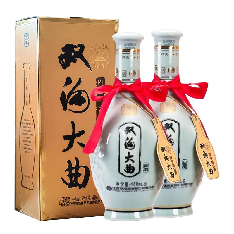 双沟大曲 青瓷42度480ml 绵柔浓香型白酒纯粮酿造口粮酒 42度 480ml 2