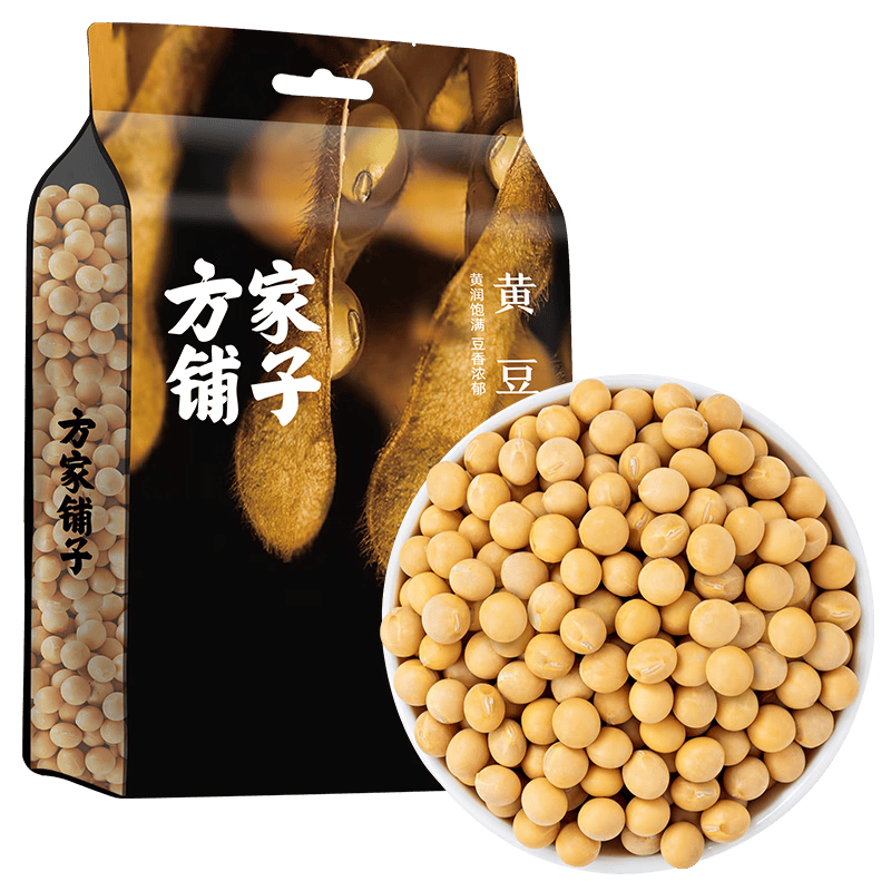 方家鋪子中華老字號 黃豆2斤[打豆?jié){ 五谷雜糧 東北大豆 粗糧]