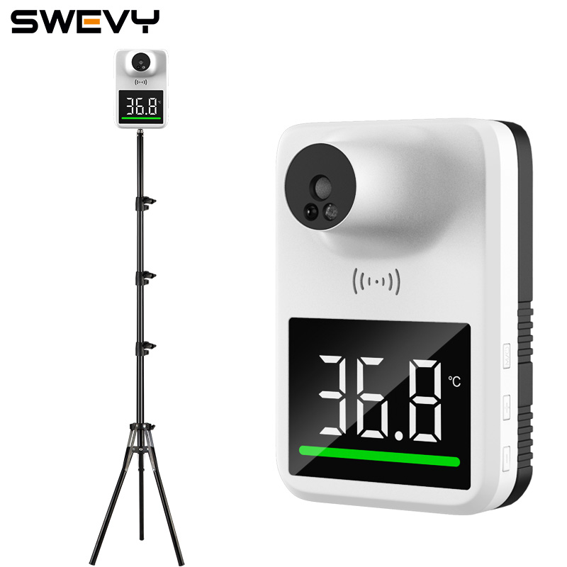 立式红外线全自动体温检测仪 门口充电测温仪 et-03 支架