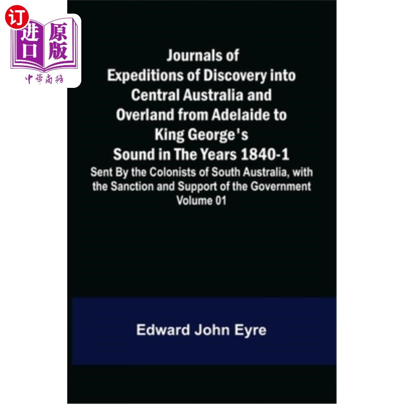 海外直订journals of expeditions of discovery into central