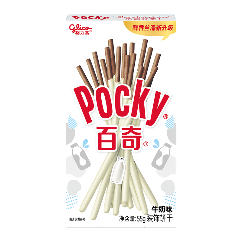 格力高（Glico） 百奇混合装休闲零食涂层夹心饼干棒零食巧克力味饼干棒12盒 百奇12盒装