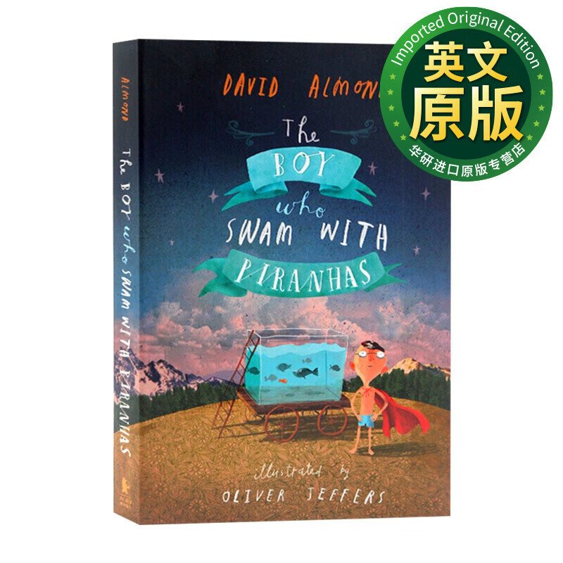英文原版 与食人鱼游泳的男孩 the boy who swam with piranhas 全