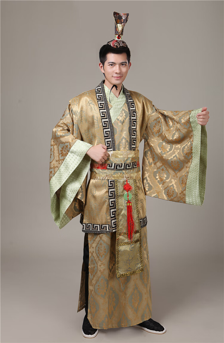 zhouyouyang古装汉服男大臣服装诸葛亮丞相秦汉朝官服春秋三国臣子