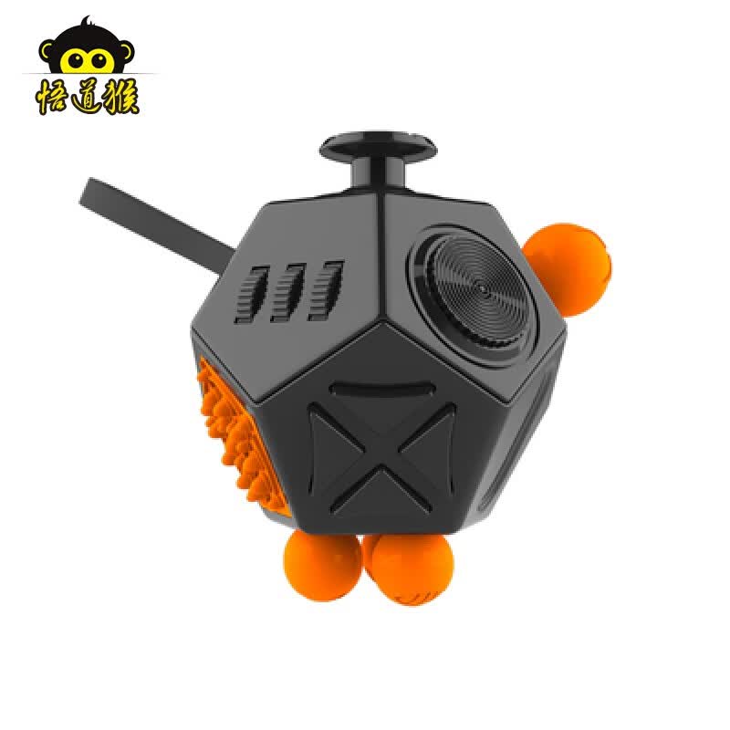 悟道猴解压骰子fidgettoycube二代抗烦躁焦虑减压神器3d魔方玩具 3d