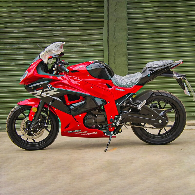 桃路全新电喷燃油可上牌宝雕双r跑车rr款摩托车双缸400cc水冷重机街车