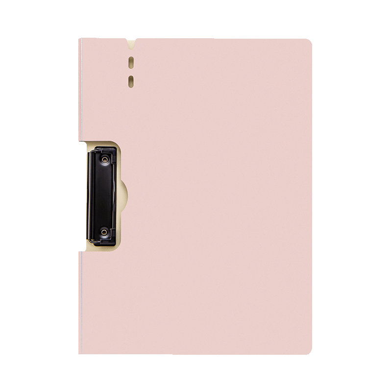 天色 A4文件夾夾板 橫式折頁(yè)板夾會(huì)議夾 詩(shī)朗誦簽約夾板 試卷收納夾菜單夾 TS-10006 煙雨粉