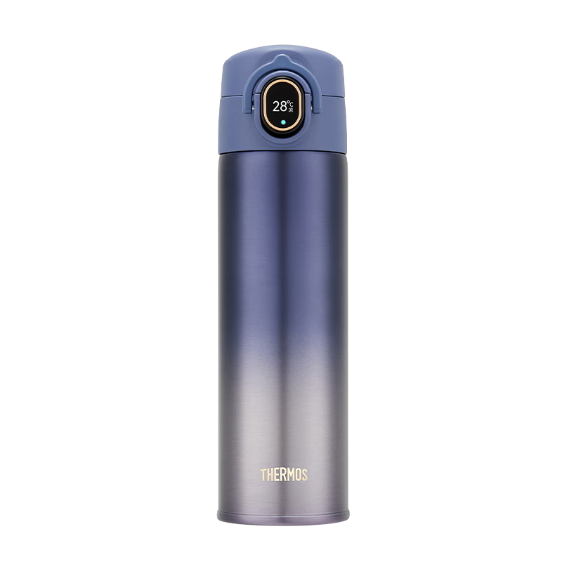 膳魔师（THERMOS）智能保温杯470ml男女士高档水杯子学生生日礼物TEEA霞光槿