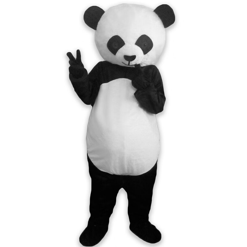 chen)跳舞熊人偶服熊猫卡通行走人偶服装熊猫表演服国宝熊cos玩偶服装