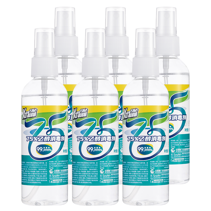 杀菌利器：巧妙洁品牌75%酒精喷雾100ml*6消毒液历史价格及购买建议|手机上怎么查液京东历史价格