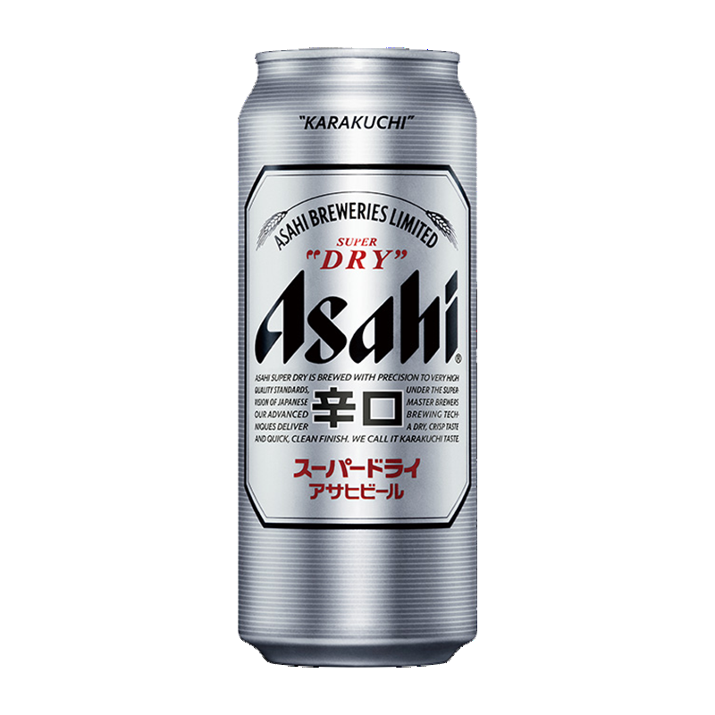 【朝日旗舰店】朝日ASAHI啤酒 超爽500ml*12罐*1箱 整箱啤酒 国产黄啤酒