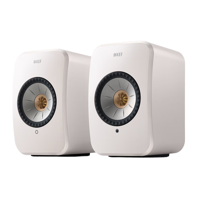 KEF LSX II 无线HiFi音响 蓝牙2.0立体声桌面有源音箱电视电脑高保真扬声器 LSX II矿石白