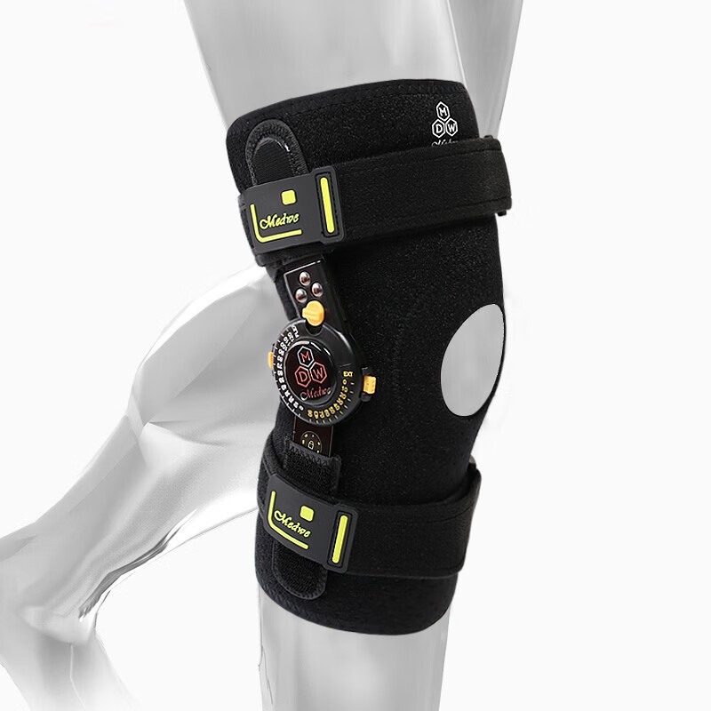 麦德威（medwe） 医用髌骨脱位膝关节固定支具半月板膝盖骨折固定器十字交叉韧带固定下肢固定 新款升级款 XL(膝盖上围45CM-53CM)