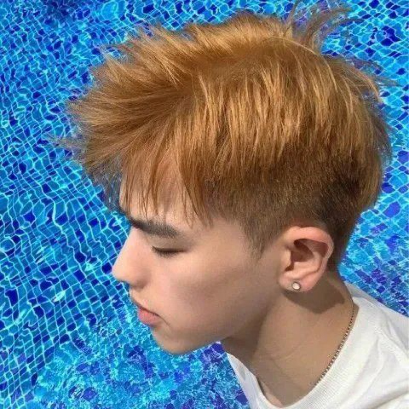 品染发膏男士专用染发剂2022流行色新款浅金亚麻自己在家染发 浅金色