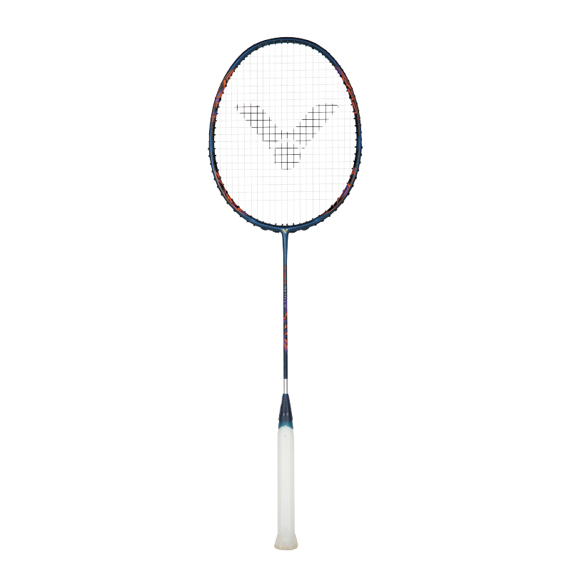 VICTOR威克多 羽毛球拍单拍 合金碳纤维专业级全面型球拍 DX-10METALLIC DX-10 B-4U（瓷钴蓝）空拍