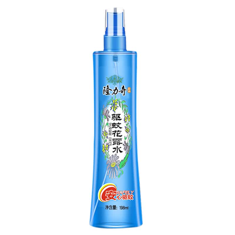 隆力奇驱蚊花露水198ml喷雾户外驱蚊防叮咬清凉爽肤驱蚊液 驱蚊花露水198ml*2瓶