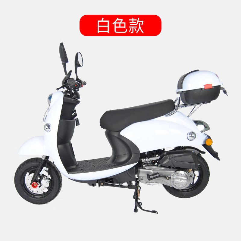 zihu全新125c踏板摩托车燃油小绵羊复古小龟王款男女助力车国四电喷可
