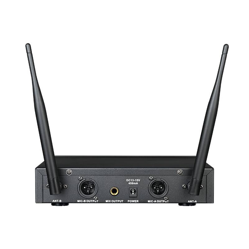 得胜（TAKSTAR）TS-3310UH专业远距离无线话筒 一拖二会议家用声卡直播舞台演出唱歌校园演讲主持专用领夹式麦克风 得胜TS-3310UH 无线手持麦克风