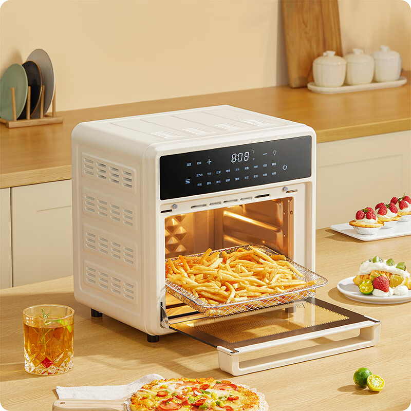 樱花 sakura电烤箱 家用大容量15l空气炸烤箱 蒸箱 烤箱一体式 18种