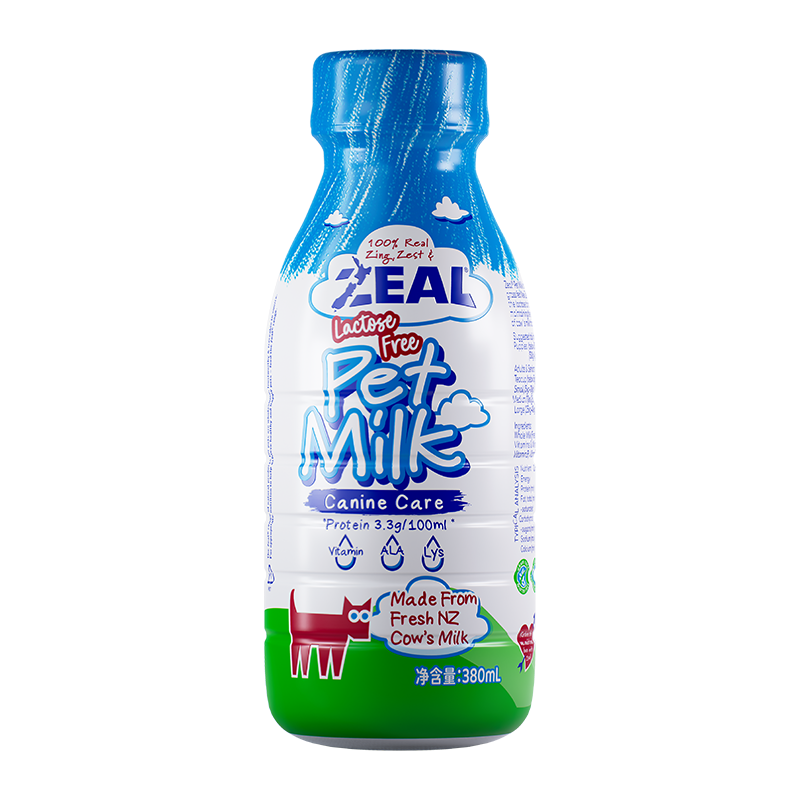 完壮真致宠物牛奶宠物零食犬用牛奶380ml 犬用牛奶380ml效期5月 效期5