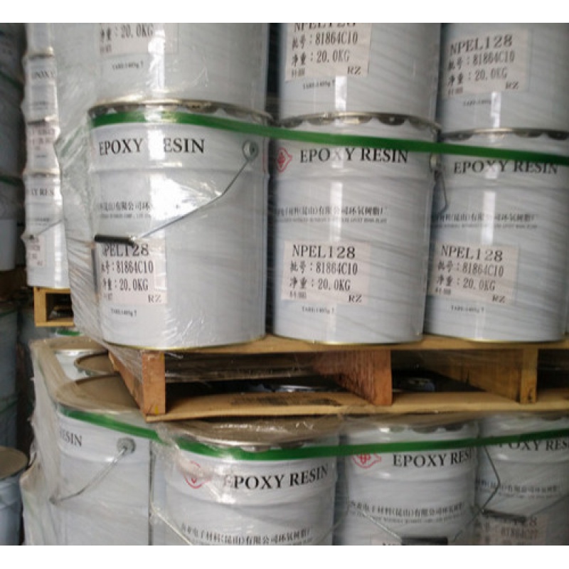 南128环氧树脂 昆山128npel胶水 防漏防腐地坪涂料240kg 红色
