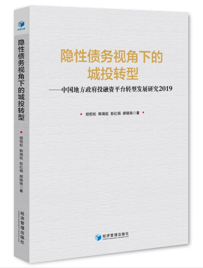 隐性债务视角下的城投转型--中国地方投融资平台转型发展研究2019 金融与投资 书籍