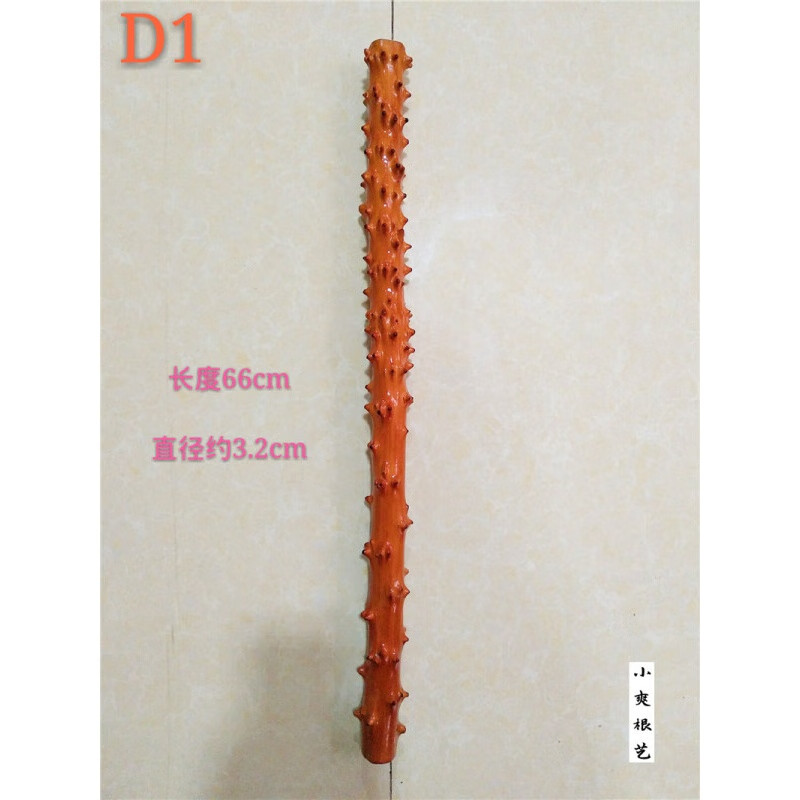 舞万花野生檬子木手把件把玩棍对刺木棍疙瘩木对节木按摩棍 檬子木棍