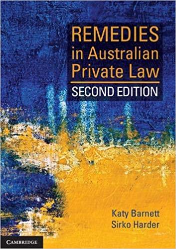 预订remedies in australian private law