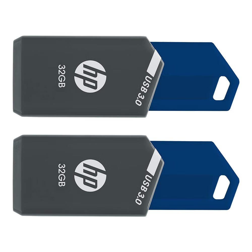 HP 惠普 32GB x900w USB 3.0 闪存盘 2 件装