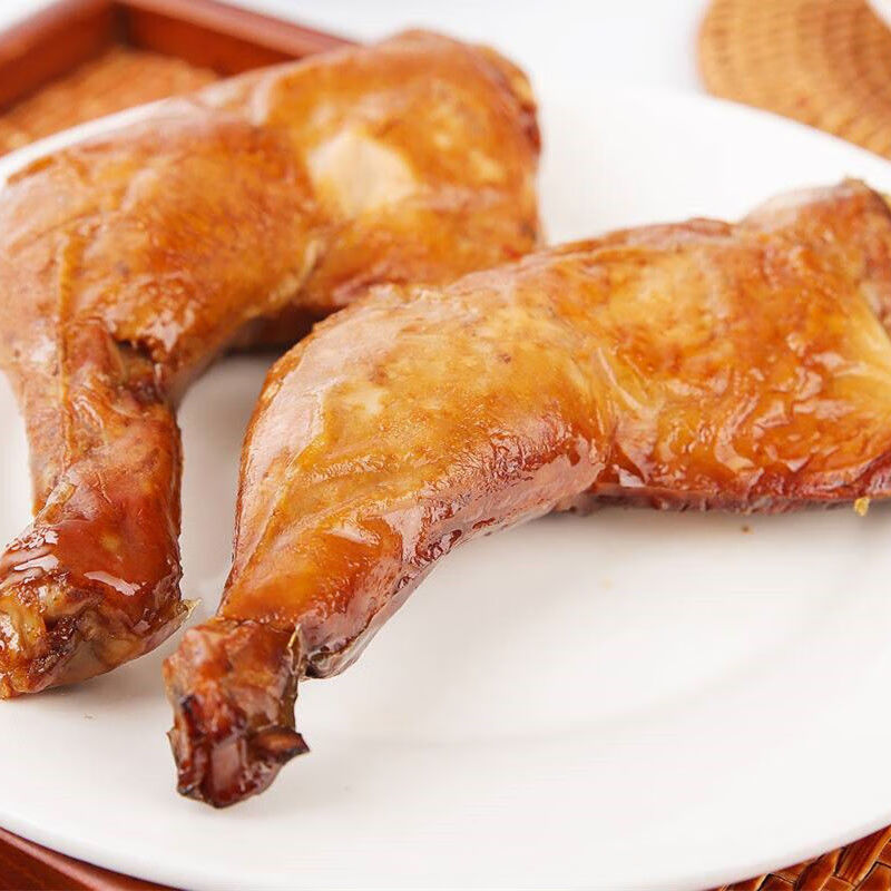 茗仟沟帮子风味卤鸡腿东北笨鸡腿烧鸡肉零食小吃真空装即食下酒菜