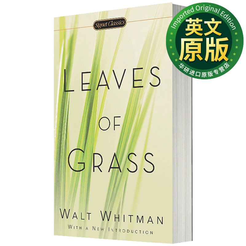 草叶集 英文原版 Leaves of Grass 惠特曼浪漫主义诗集 Whitman, Walt