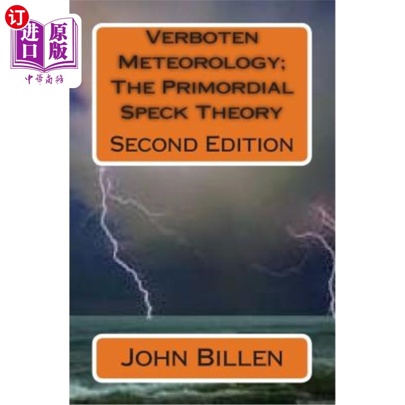 海外直订verboten meteorology; the primordial speck theory
