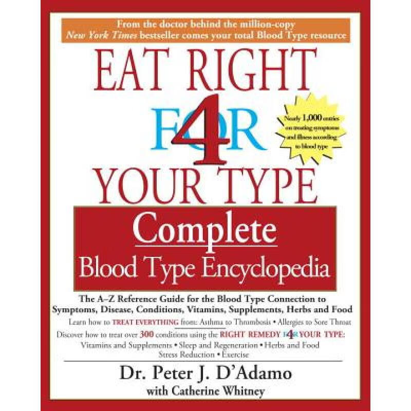 预订 Eat Right for Your Type Comple: The A-Z Refe...