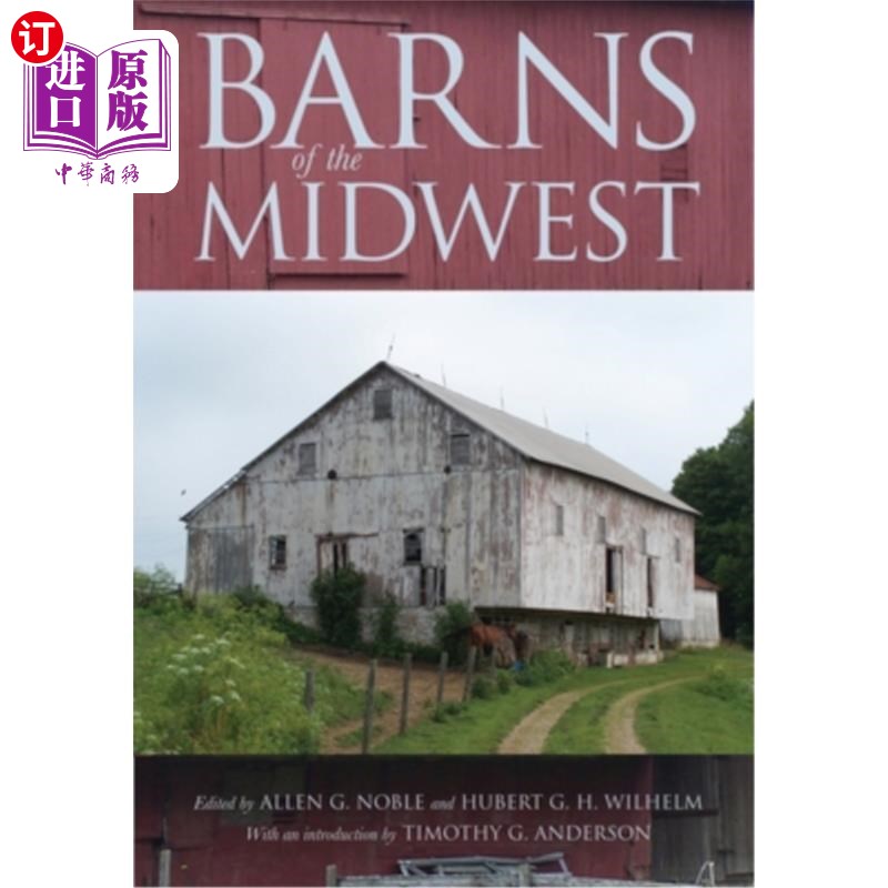 海外直订barns of the midwest 中西部的谷仓