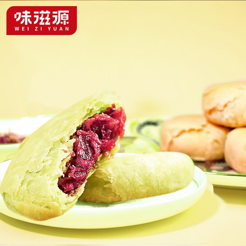 味滋源 综合果蔬脆 零趣混合装综合水果蔬菜干 儿童即食小零食 玫瑰鲜花饼 500g/箱 玫瑰味 1件
