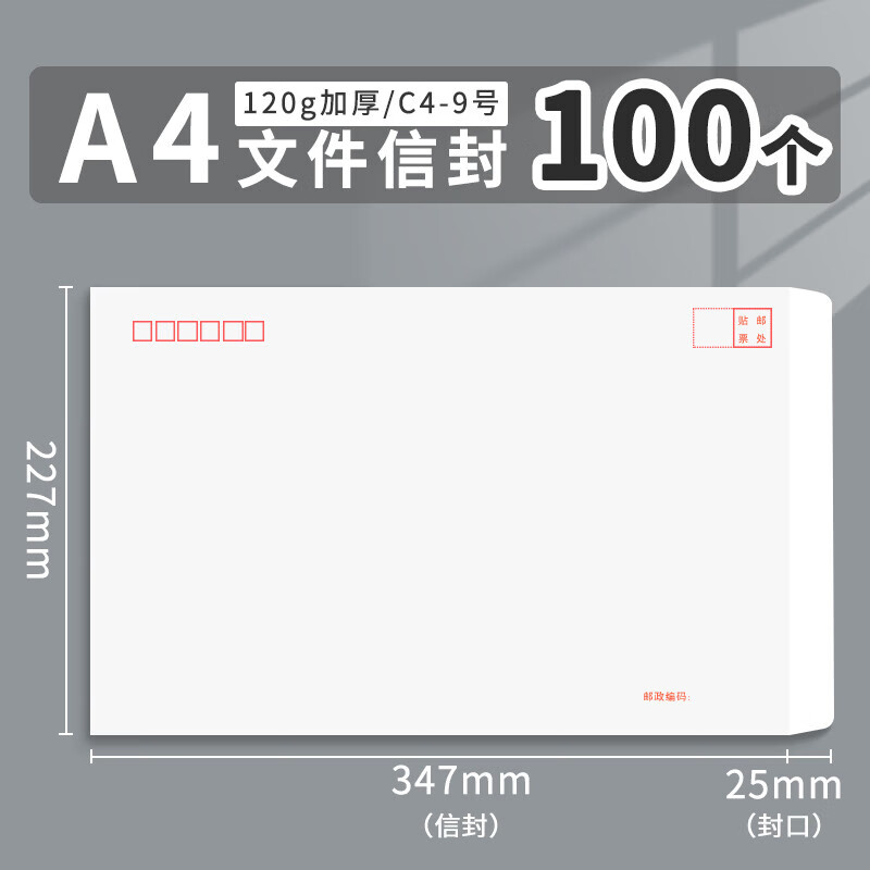 文件袋简约工资袋白色丰大号黄色可 【白色加厚】9号信封/100个(无
