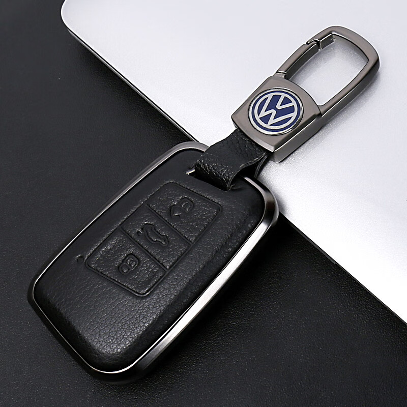 猛速大众迈腾钥匙套 21款新帕萨特 cc b8 专用 高档 汽车包壳挂件皮款