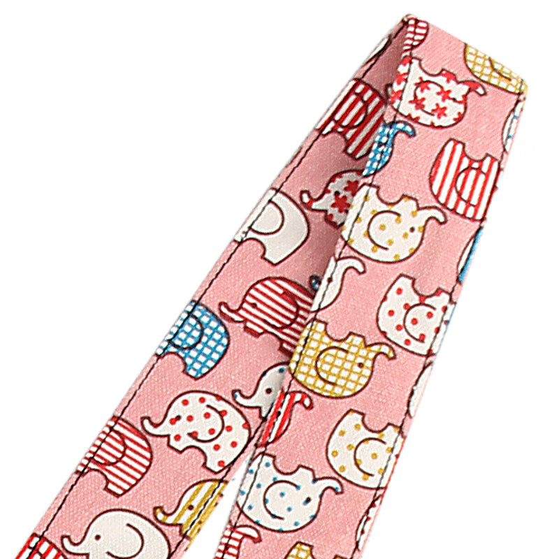 手腕带通用拍立得数码相机腕带可爱个性相机防丢防滑手绳 粉色小象