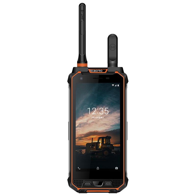 遨游（AORO）M5-LTE5 专网智能终端 LTE专网手机 1.8G专网货检手持机 超高频RFID 橙色