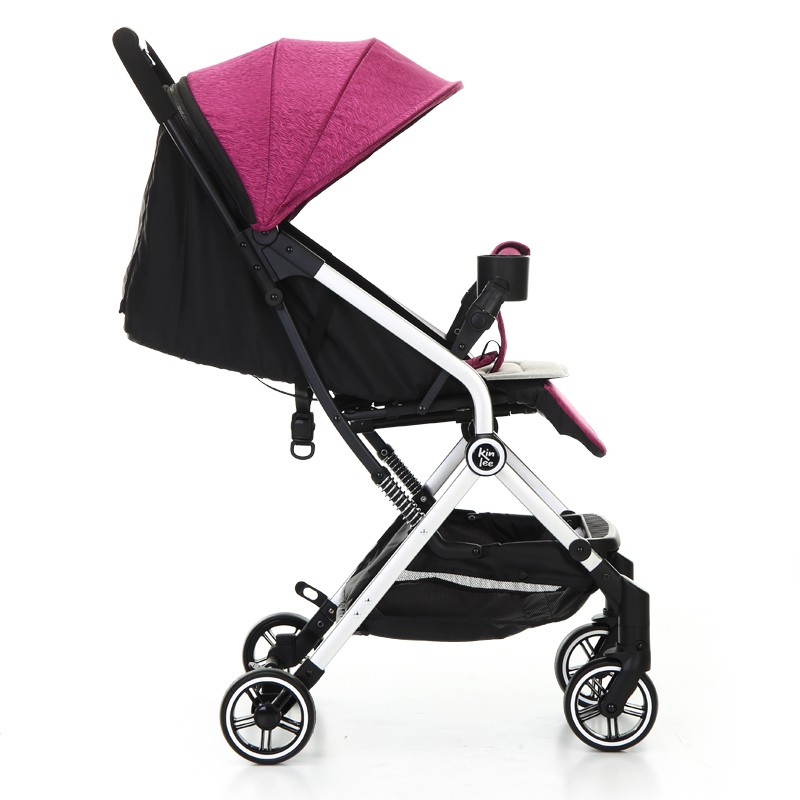 凯利童车（kinlee） 婴儿推车轻便伞车折叠0-3岁可坐可躺宝宝儿童手推车高景观婴儿车 紫色阳涤提花