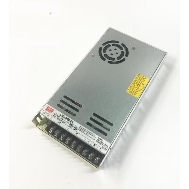 沐鑫泰lrs-350-24meanwell24v直流350w14.6amv开关电源