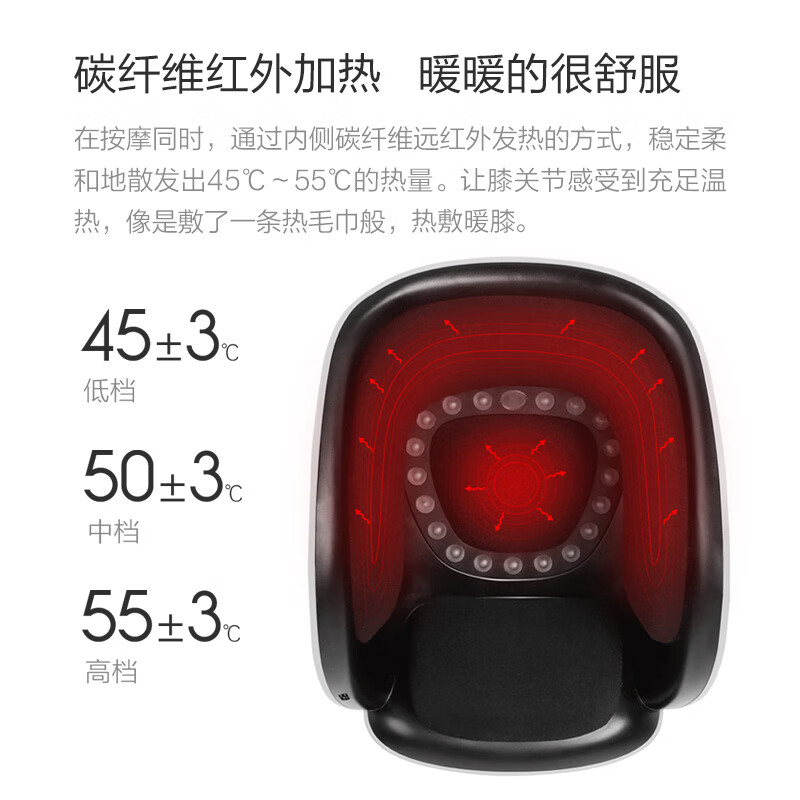 九安(Andon)MINI膝盖按摩器 膝关节按摩仪膝部热敷电热护膝中老年人生日礼物 送老人父母亲节三八妇女节女神节礼品