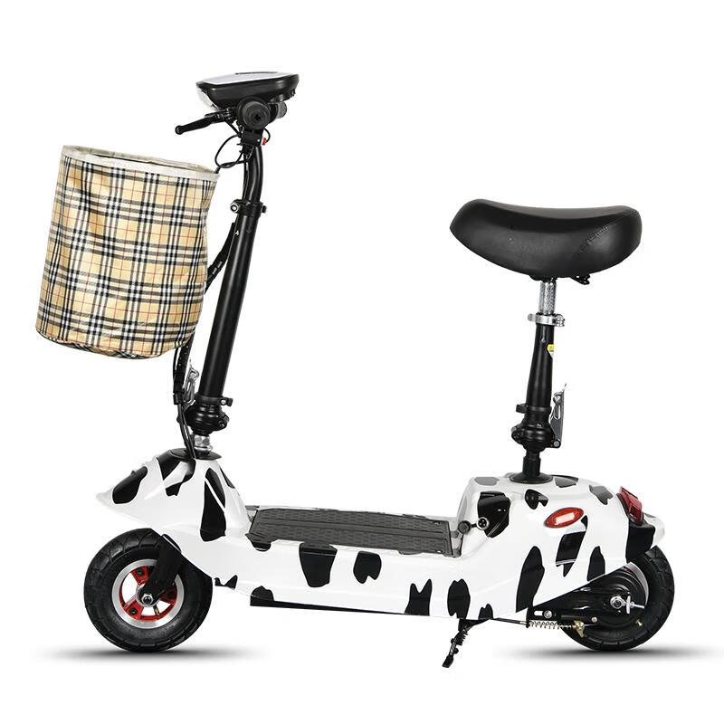 岭溪小海豚电动车折叠迷你电瓶车小型女士代步车两轮锂电池滑板车