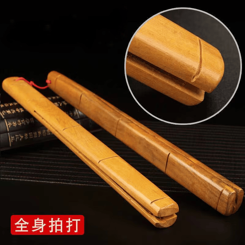 汁寒磐实木按摩锤香木经络拍打棒敲背锤敲打器木质按摩器健身拍敲打 香木